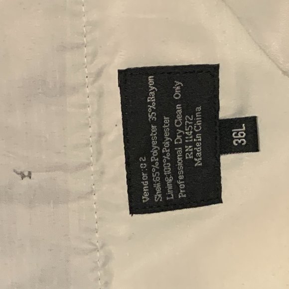 SIlver 2 piece suit - Picture 3 of 3